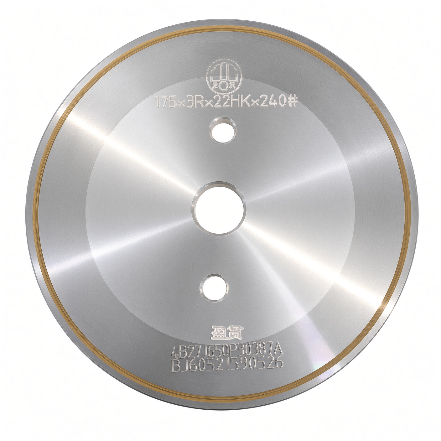 ENKONGS Round-Edge Diamond Grinding Wheel for Glass Edging Machines ENKONGS Round-Edge Diamond Grinding Wheel for Glass Edging Machines