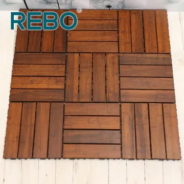 Telha de deck de bambu de fácil construção