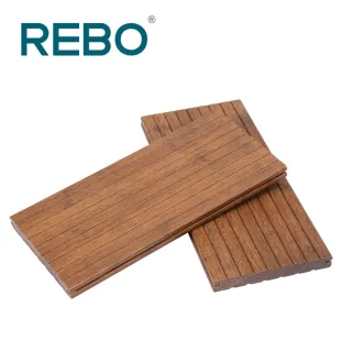 Deck de bambu natural para áreas externas