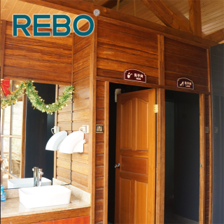 Revestimento externo de bambu