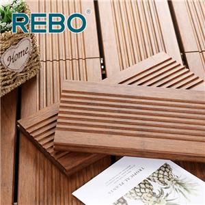 Piso de parquet de bambu para prevenção de incêndio