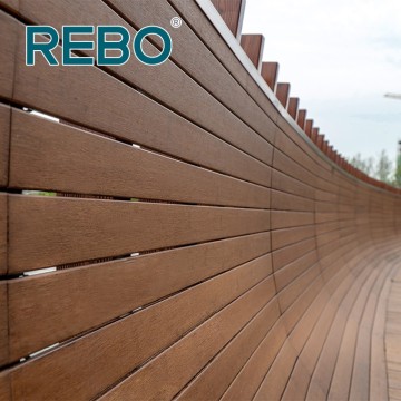 Painéis decorativos de revestimento de parede de carvão vegetal, revestimento de bambu à prova de fogo