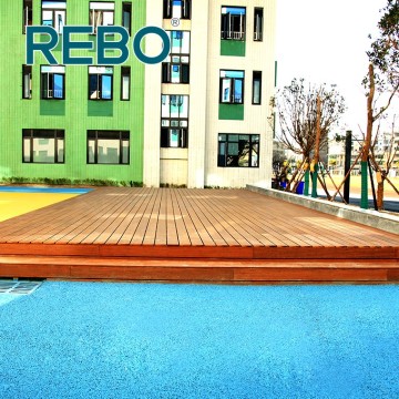 Piso laminado industrial à prova d'água para áreas externas com espessura de 18 mm