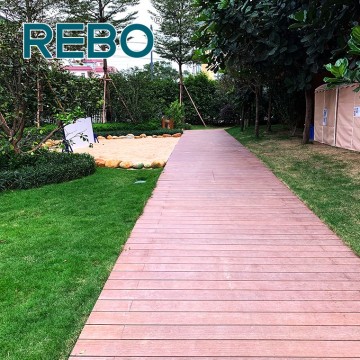 Tarima de suelo laminado carbonizado de bambú natural