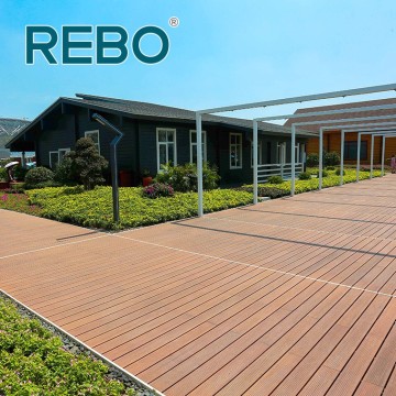 Painel de piso de deck composto de madeira de bambu externo