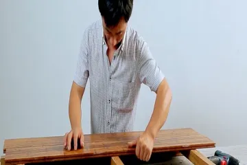 Instruções de instalação para a placa de deck de bambu - REBO