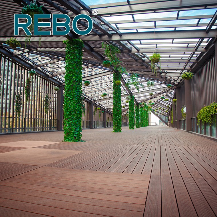 REBO bamboo decking board