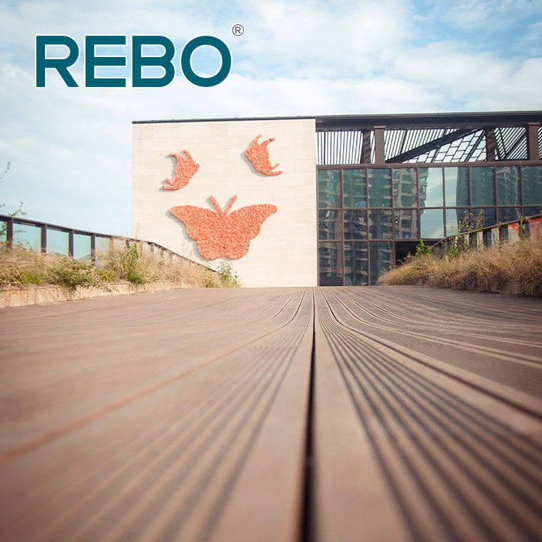 REBO bamboo decking board