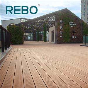 Aus Bambussträngen gewebtes Terrassenbelagmaterial für den Bau