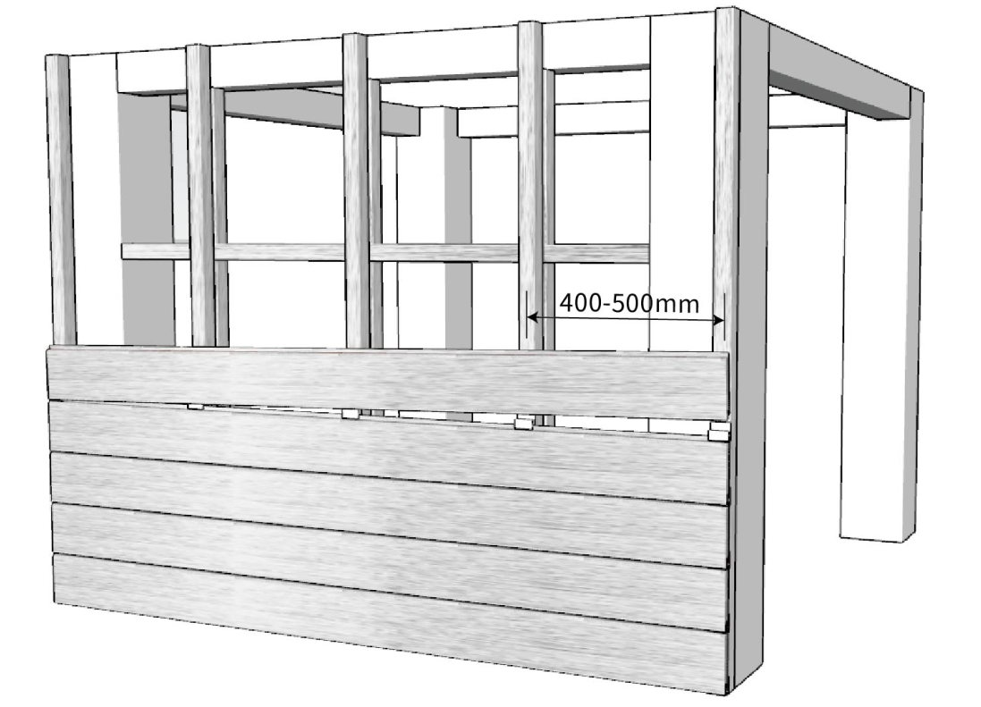 bamboo wall cladding board installation