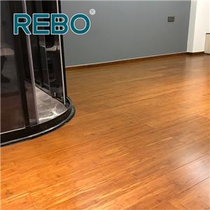 Piso de bambu carbonizado resistente às intempéries para decoração de casa