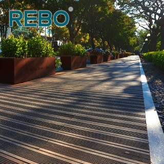 Pannelli per pavimenti in legno di bambù carbonizzato ad alta resistenza