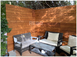 Garden bamboo screens