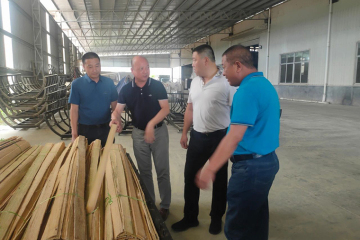 Der Magistrat des Landkreises Nanjing besuchte das Unternehmen zur Untersuchung | Strand Woven Bamboo Products
