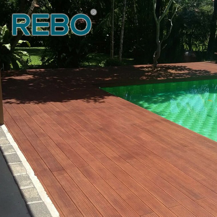 bamboo garden decking