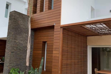 Painel de parede e revestimento de teto de bambu verde e saudável