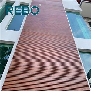 Revestimento de parede de bambu para exterior com design moderno e popular