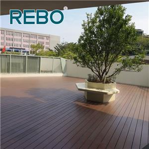 Tábuas de deck de bambu de alta estabilidade e alta densidade para áreas externas