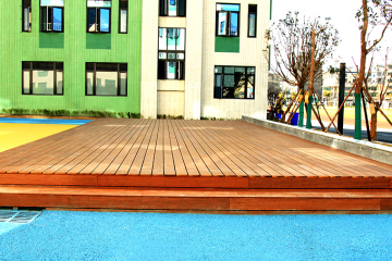 Deck de bambu Eco-Chic: redefina sua vida ao ar livre