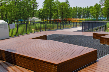 A superioridade do bambu chinês Moso para decks externos