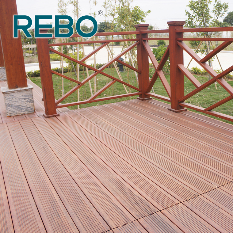 Outdoor bamboo flooring