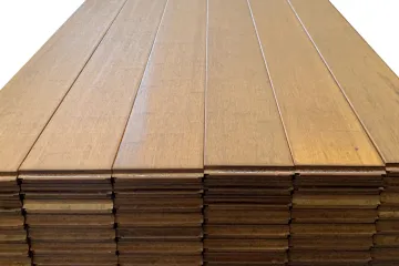 Piso de bambu trançado em fios VS piso de bambu sólido