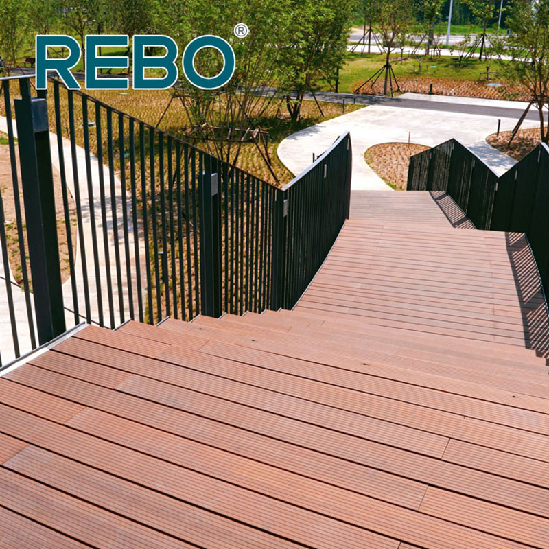 REBO outdoor bamboo decking