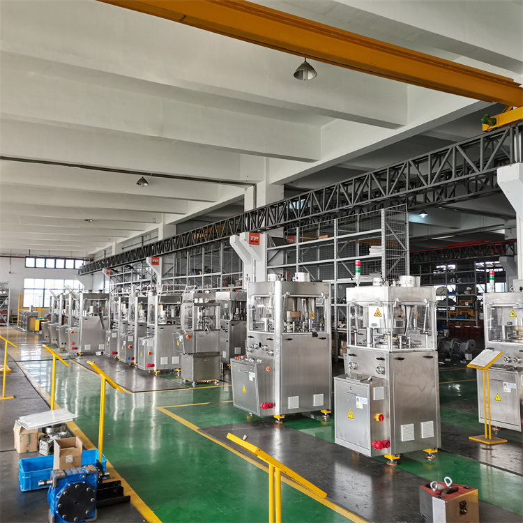 Assemble line for rotary tablet press machines