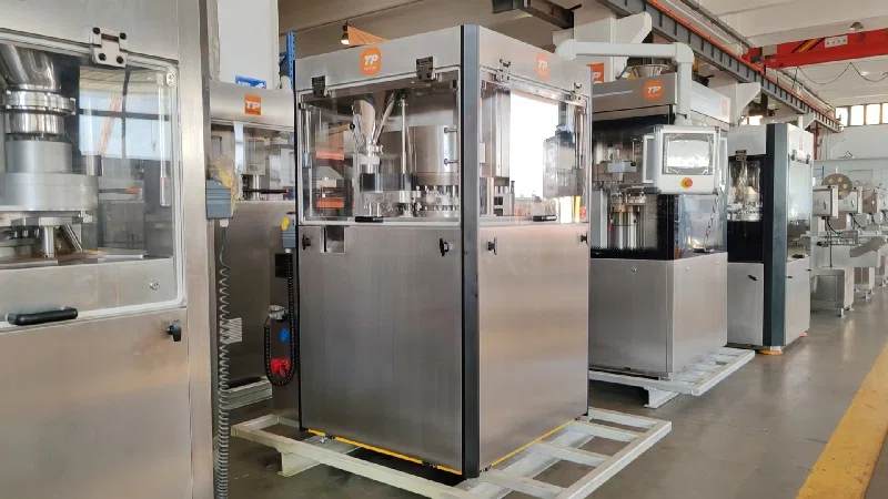 High Speed Bi-Layer Tablet Press Machine | Tablet Press + Uphill Tablet De-Duster + Metal Detector | Shanghai Tabletpress Factory