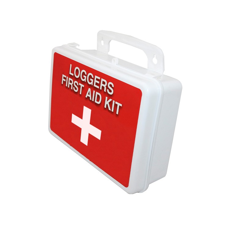Caja de primeros auxilios de plástico blanco, caja de primeros auxilios montada en la pared, caja de primeros auxilios para automóviles y hogar