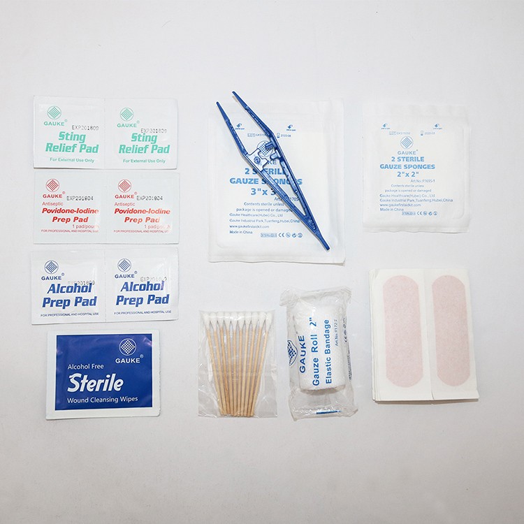 metalen medische EHBO-doos, medische benodigdheden wit metalen kit, aluminium medische EHBO-kit