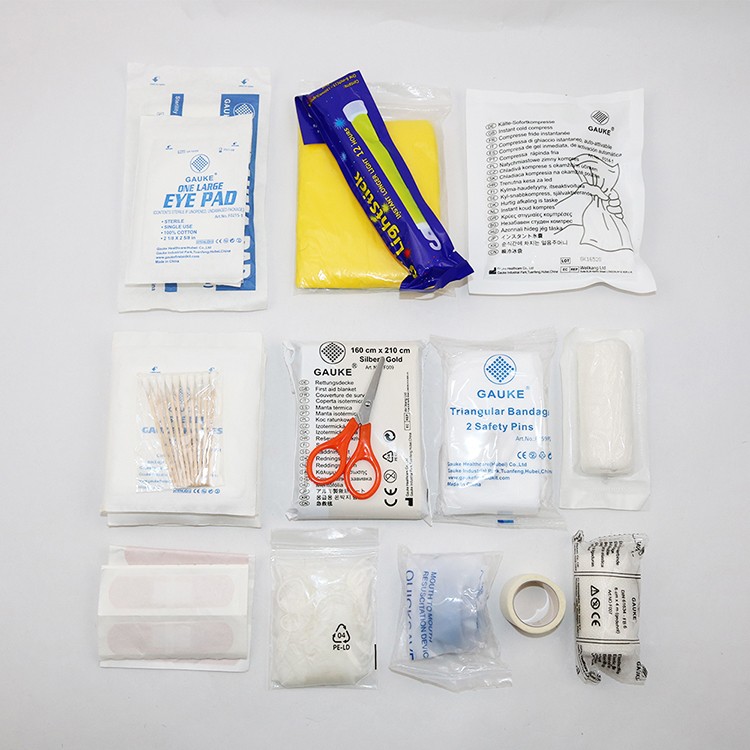 Kit de primeiros socorros para acampamento em casa, kit de primeiros socorros personalizado
