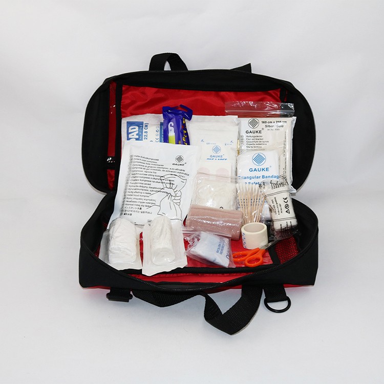 Hordozható átfogó orvosi készlet, orvosi túlélési zsebes elsősegély készlet, FDA által jóváhagyott elsősegély-készlet