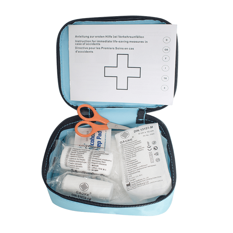 Botiquín de primeros auxilios de poliéster, producto de bolsa médica, primeros auxilios de bolsa médica