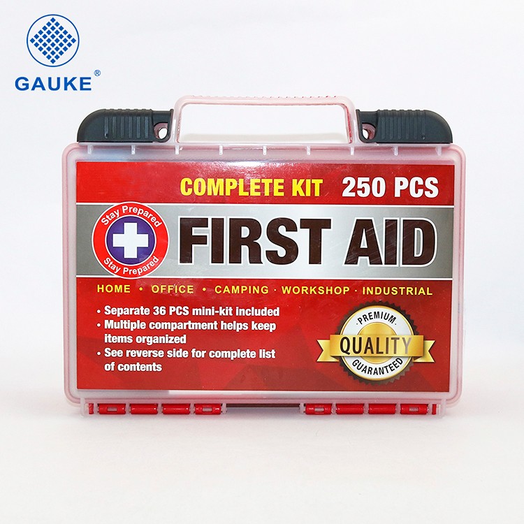 Portable Plastic Household First Aid Kit
