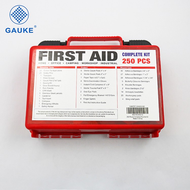kit di pronto soccorso portatile, kit di pronto soccorso in plastica, kit di pronto soccorso domestico