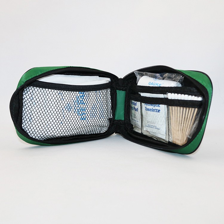 حقيبة إسعافات أولية خضراء ، حقيبة إسعافات أولية من النايلون ، حقيبة إسعافات أولية للسفر