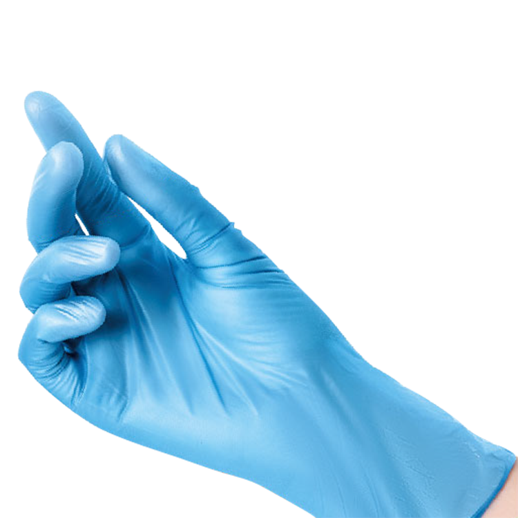 病院の医療検査ニトリル使い捨て手袋