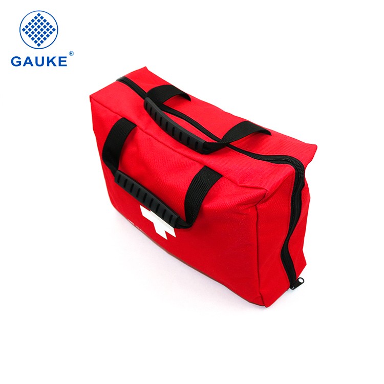 حقيبة إسعافات أولية للطوارئ في الهواء الطلق ، مجموعة إسعافات أولية صغيرة مع لوازم ، مجموعة إسعافات أولية حمراء