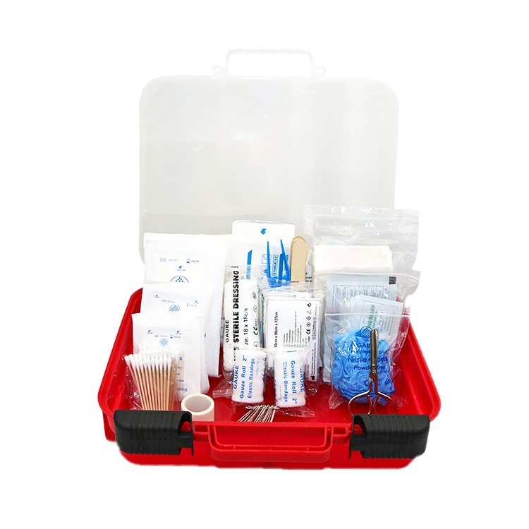 Caja fuerte de primeros auxilios ABS, botiquín de primeros auxilios portátil, caja de primeros auxilios con soporte de pared