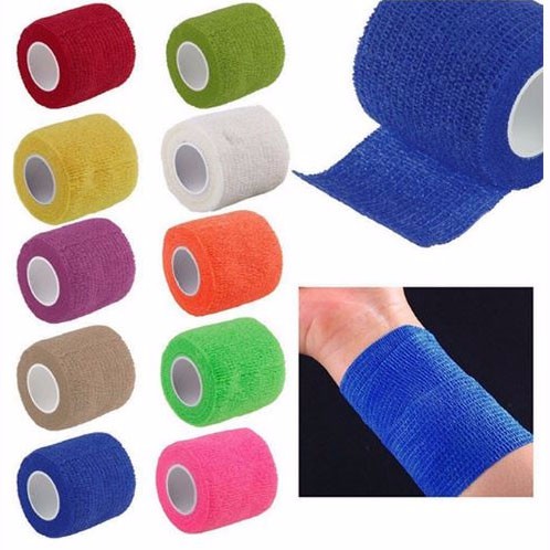 elastic cohesive bandage, self adhesive cohesive bandage, custom printed bandage