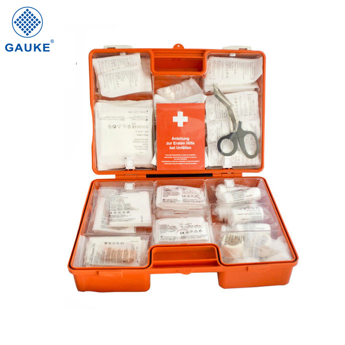 orange first aid kit