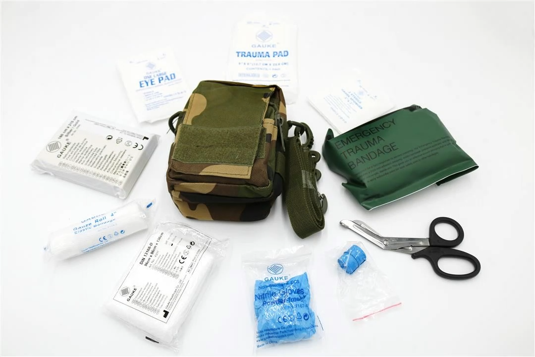 Kit de primeiros socorros tático de bolsa pequena compacta Ifak Med