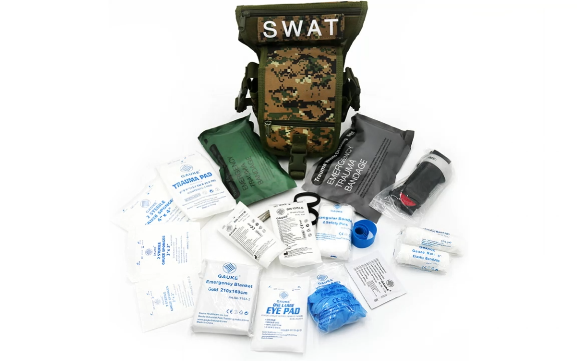 مجموعة أدوات سوات الطبية ، حقائب طبية تكتيكية ، حقيبة ظهر طبية تكتيكية
