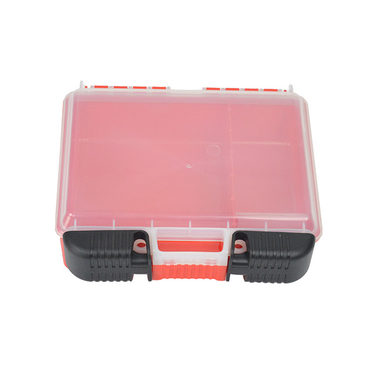 Kit de remédios de armazenamento de caixa de primeiros socorros transparente rosa