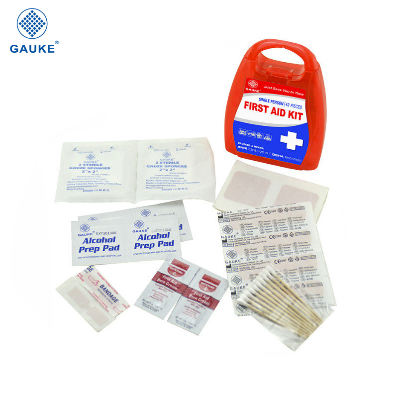 Piccola scatola di kit di pronto soccorso di emergenza per persona singola all'ingrosso