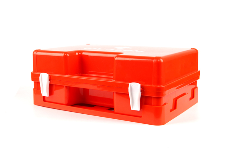  orange first aid box