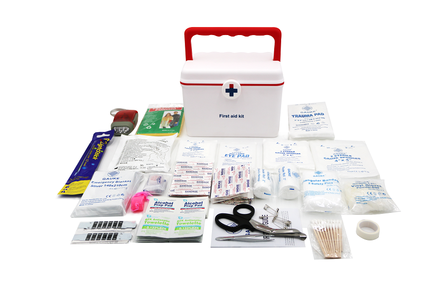  first aid box white