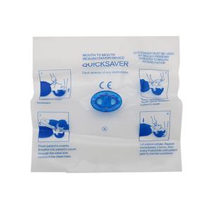 Protector facial para RCP con válvula unidireccional
