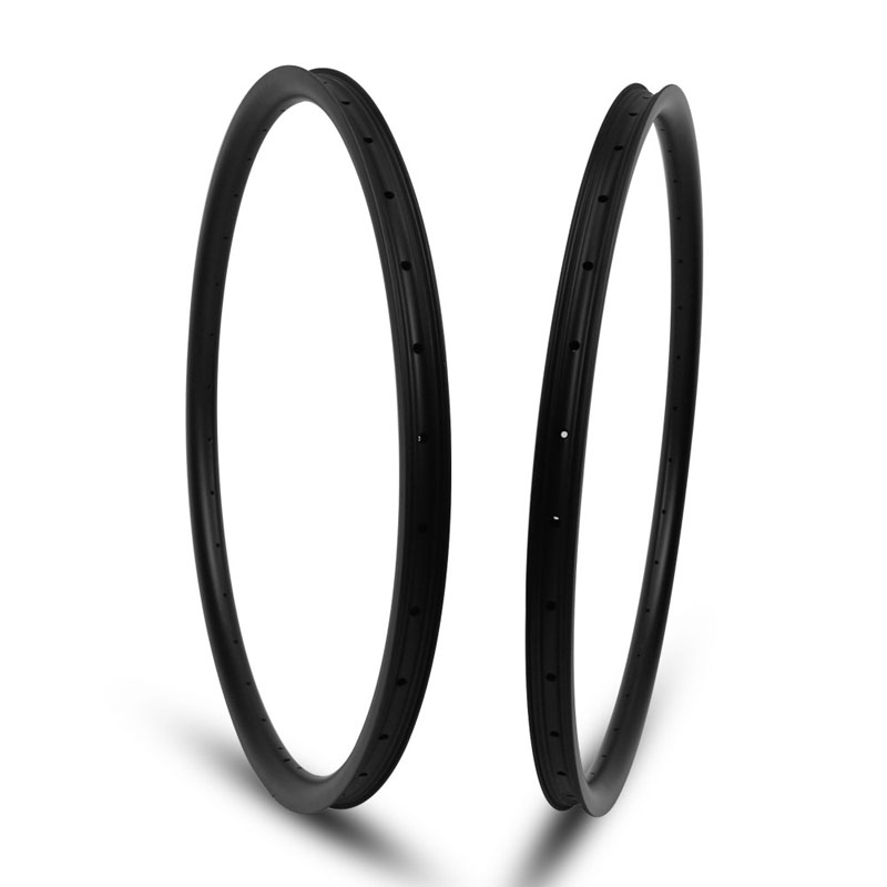 29er Mtb Carbon Rims 30mm Width 25mm Depth Hookless symmetric